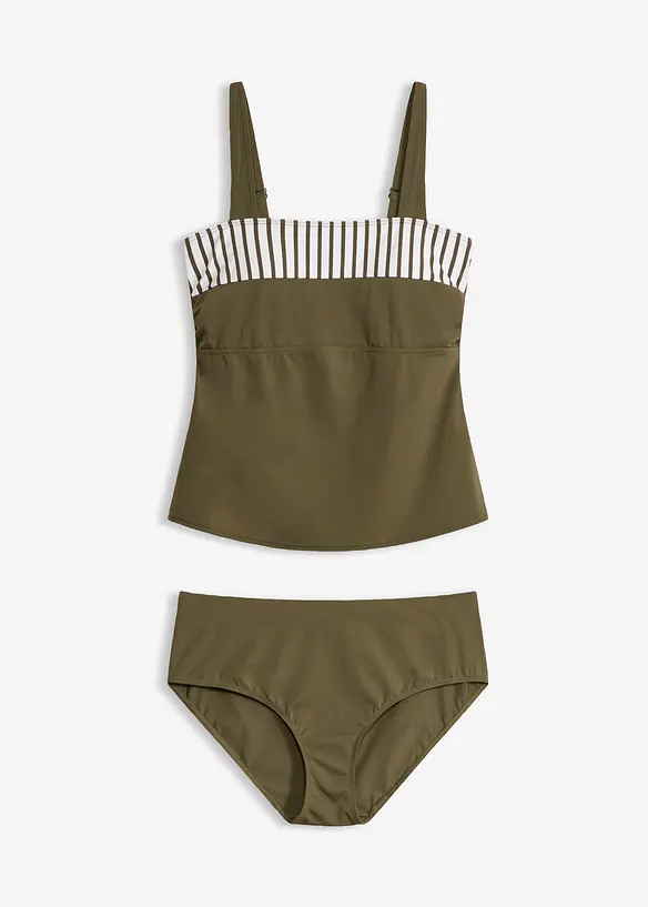 Tankini con spalline larghe (set 2 pezzi), bonprix