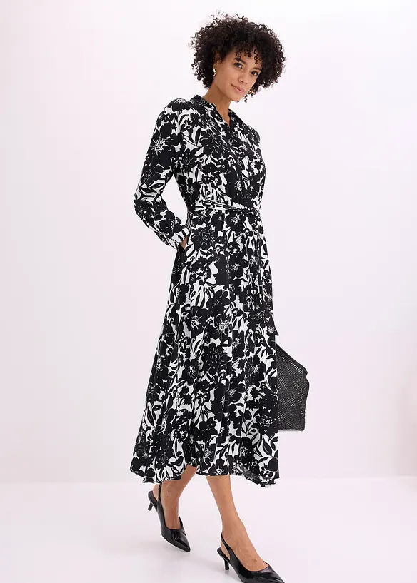 Abito chemisier in viscosa, bonprix