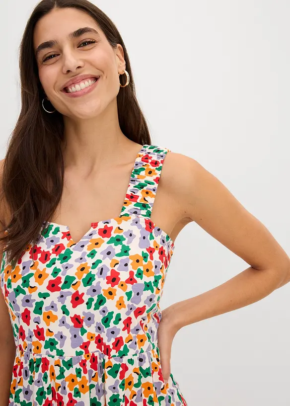 Abito in maglina di misto viscosa e cotone, bonprix