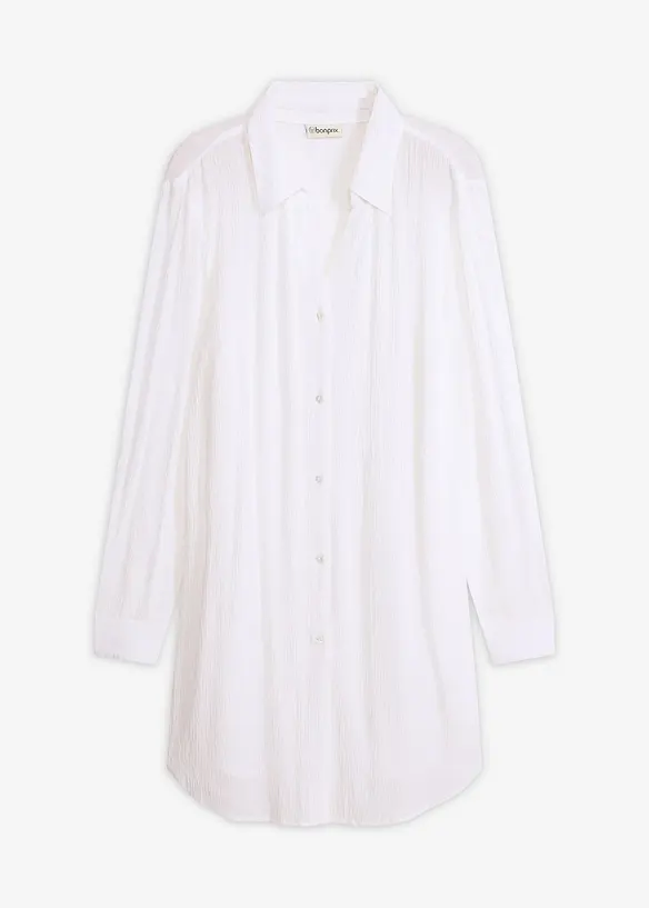 Camicia lunga da spiaggia in viscosa fluente, bonprix
