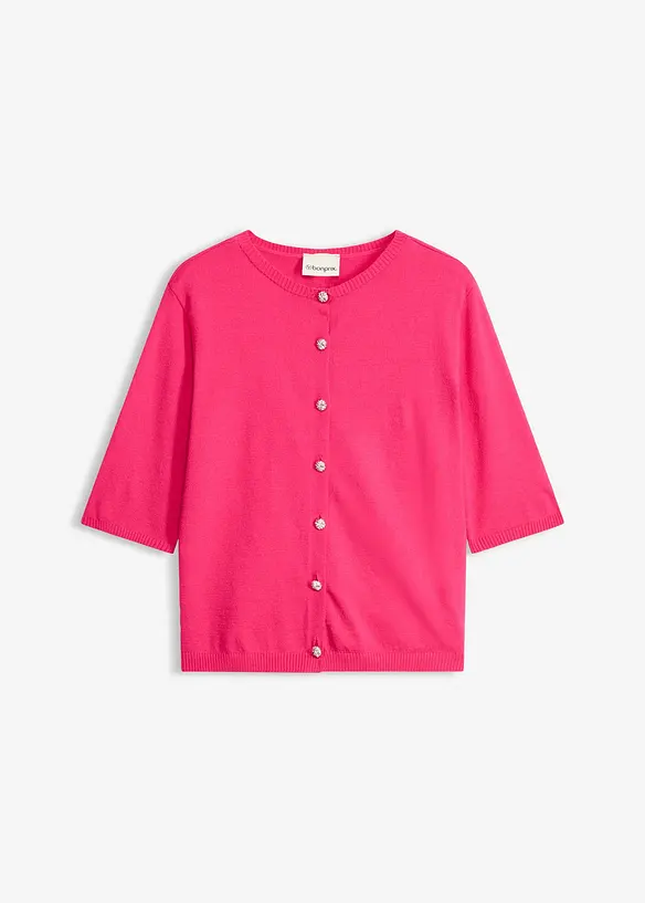 Cardigan in filato fine misto viscosa, bonprix