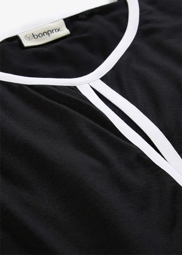 Maglia con bordi a contrasto, bonprix