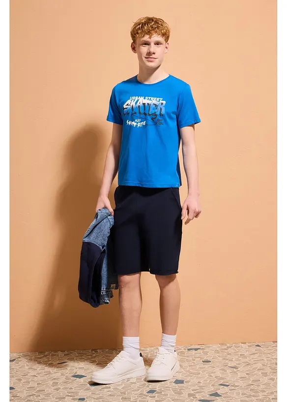 T-shirt in puro cotone biologico (pacco da 3), bonprix