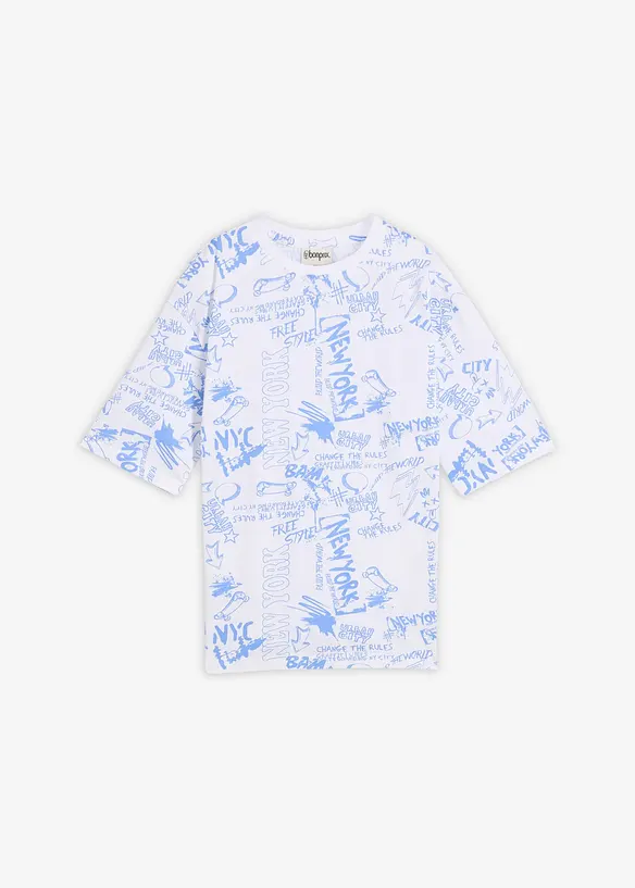 T-shirt loose fit in puro cotone biologico, bonprix