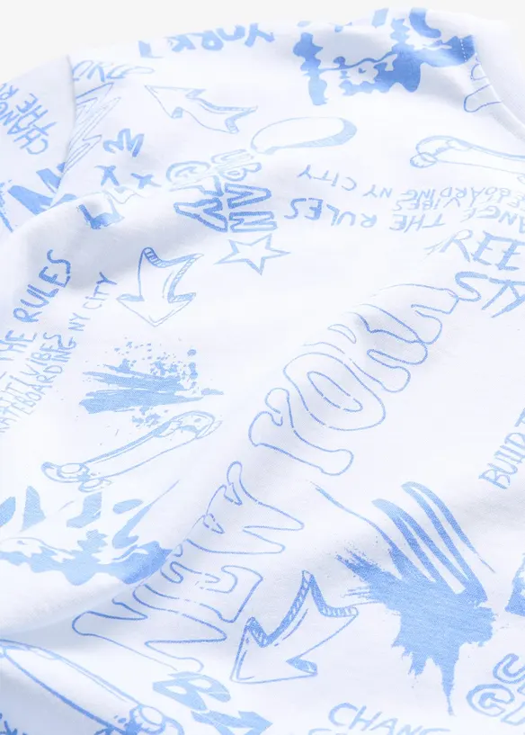 T-shirt loose fit in puro cotone biologico, bonprix