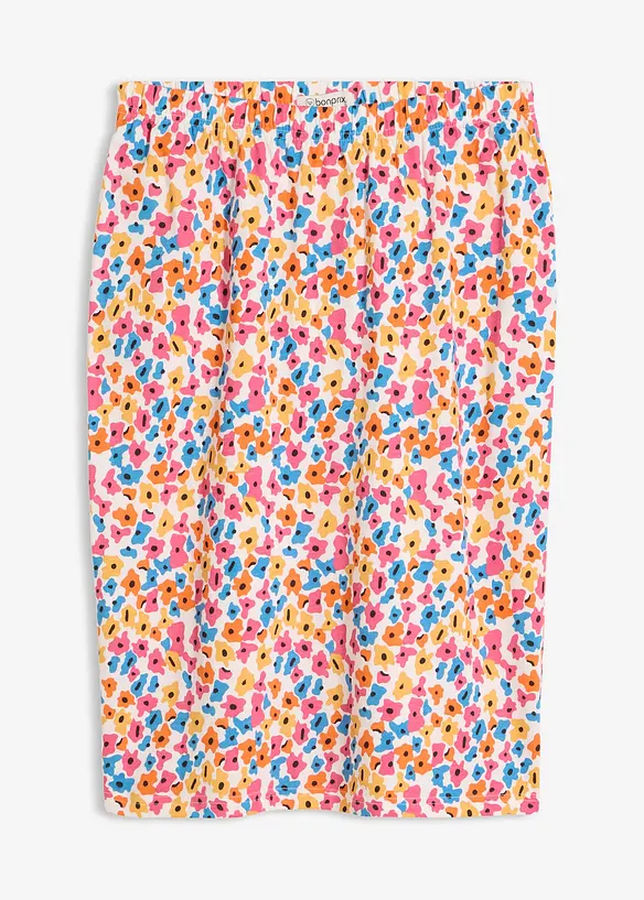 Gonna in jersey di misto viscosa e cotone, bonprix