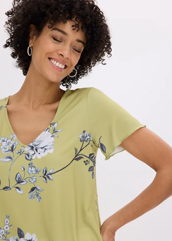 Maglia con fondo elastico, bonprix