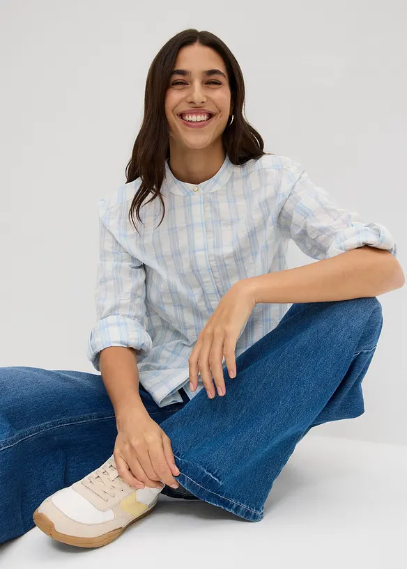 Blusa in puro cotone, bonprix