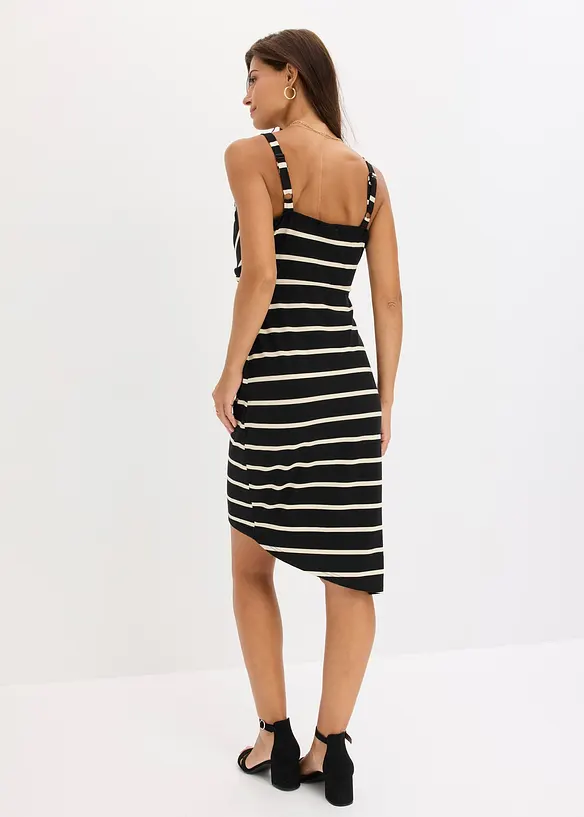 Abito di jersey con scollatura profonda, bonprix