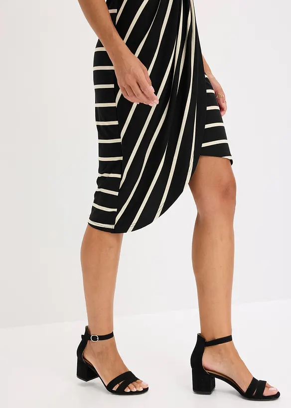 Abito di jersey con scollatura profonda, bonprix