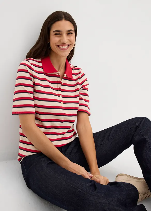 Polo in puro cotone, bonprix