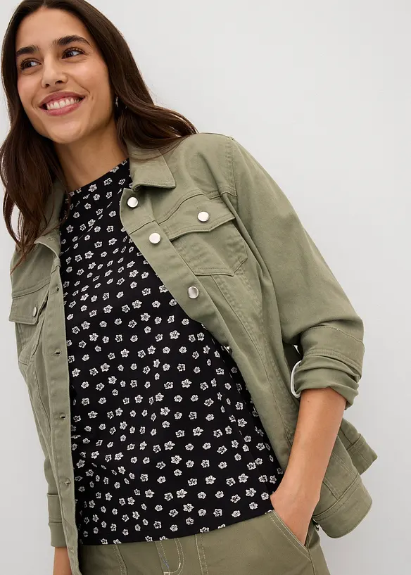 Maglia in misto cotone ed elastan (pacco da 3), bonprix