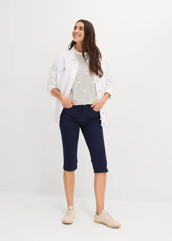 T-shirt in puro cotone a righe, bonprix