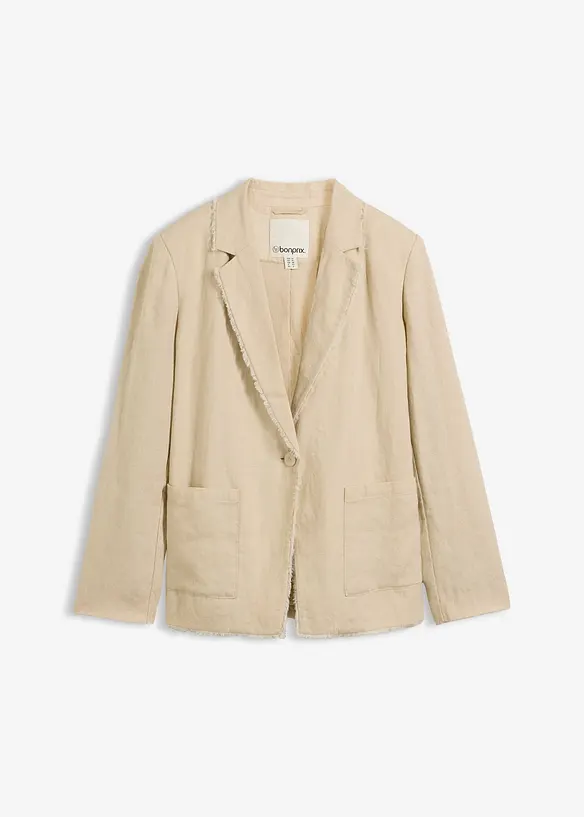 Blazer in puro lino, bonprix