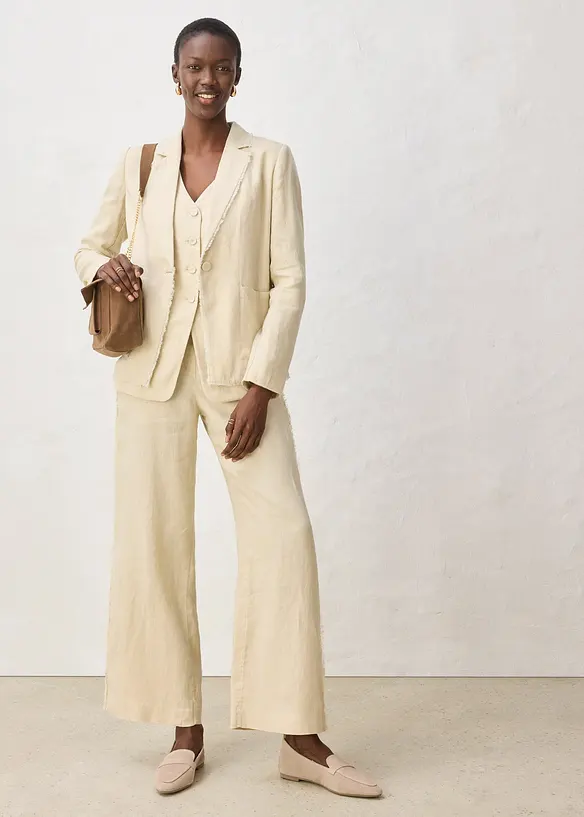 Blazer in puro lino, bonprix