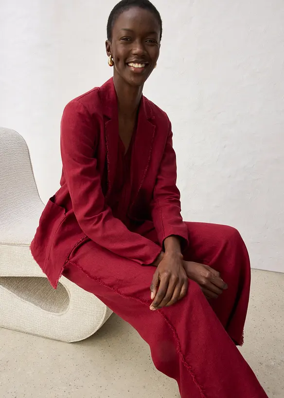 Blazer in puro lino, bonprix