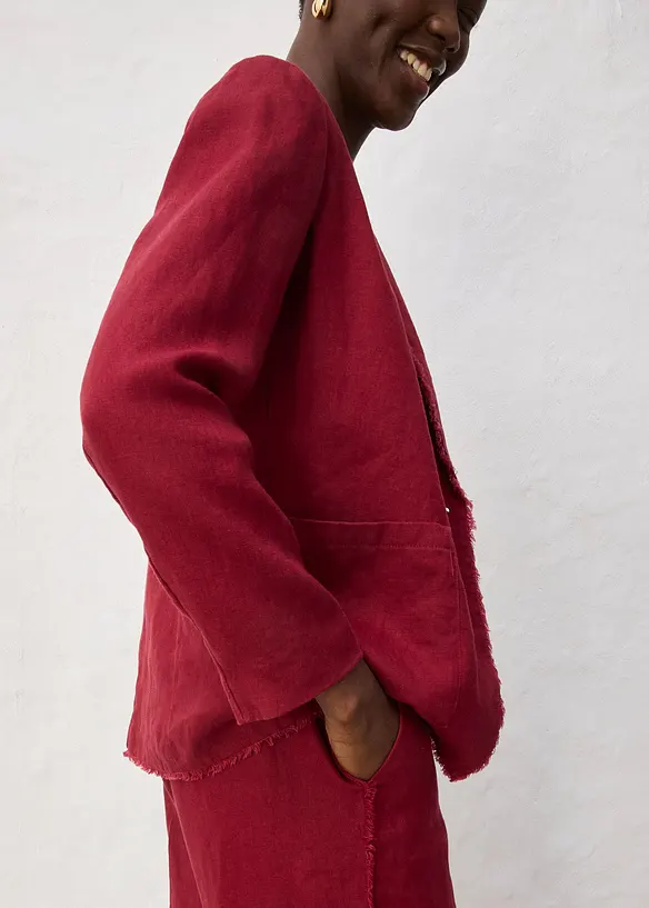 Blazer in puro lino, bonprix