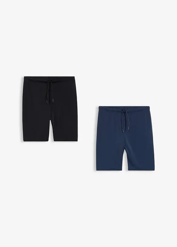Pantaloncini da mare aderenti a gamba lunga (pacco da 2 paia), bonprix