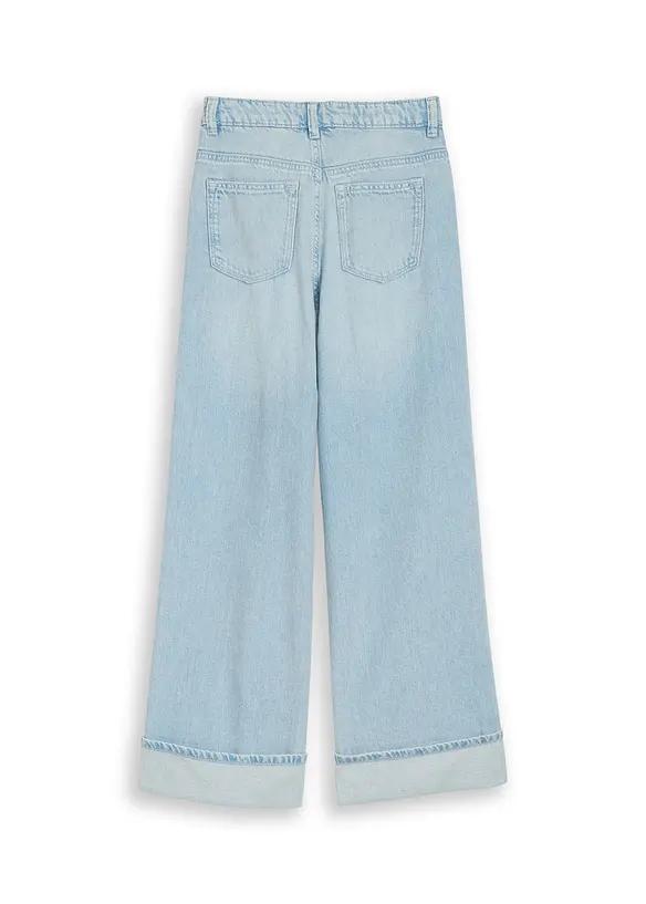 Jeans wide leg Tom Tailor, vita media, Tom Tailor
