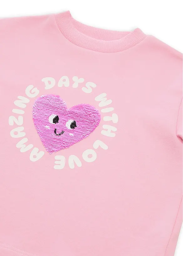 Felpa Tom Tailor con paillettes reversibili, Tom Tailor