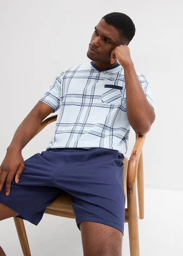 Pigiama estivo in puro cotone, bonprix