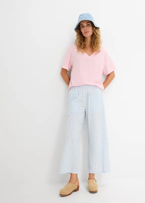 Pantaloni culotte in puro cotone, bonprix