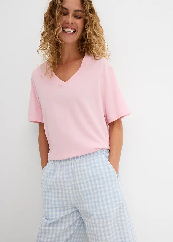 Pantaloni culotte in puro cotone, bonprix