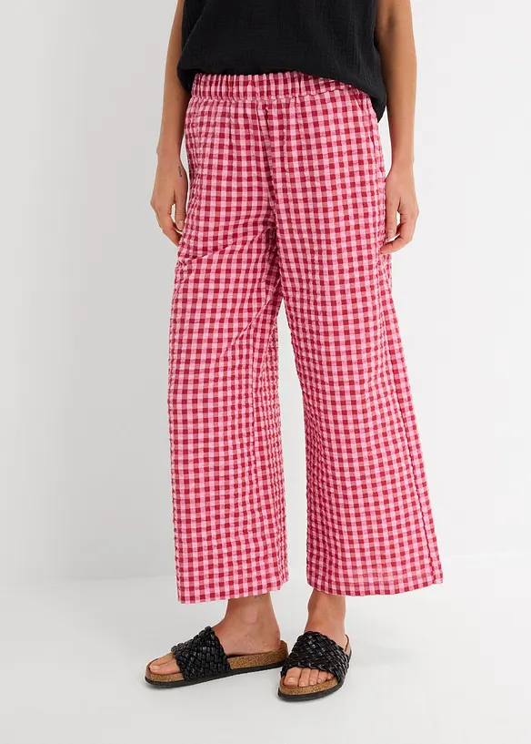 Pantaloni culotte in puro cotone, bonprix