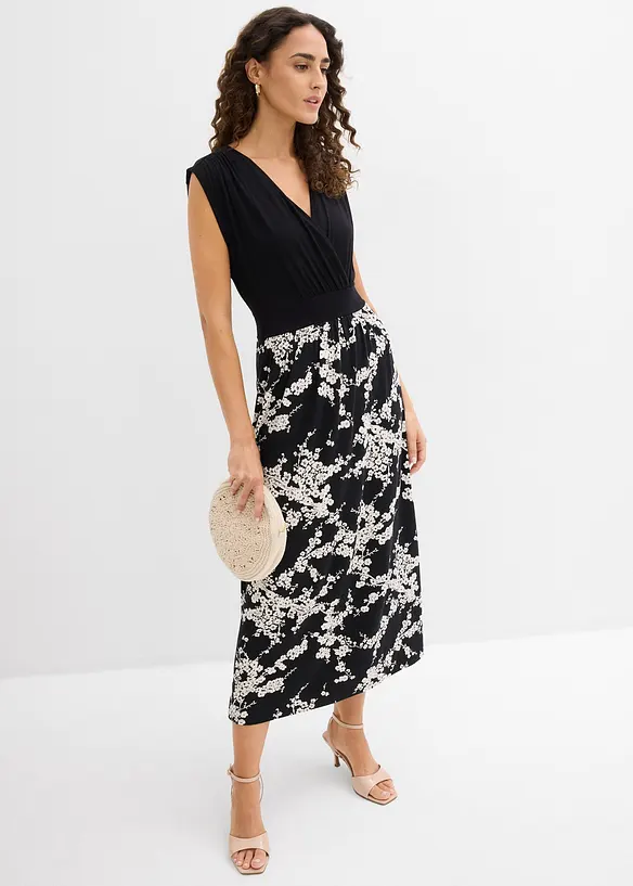 Abito in jersey di misto viscosa, bonprix