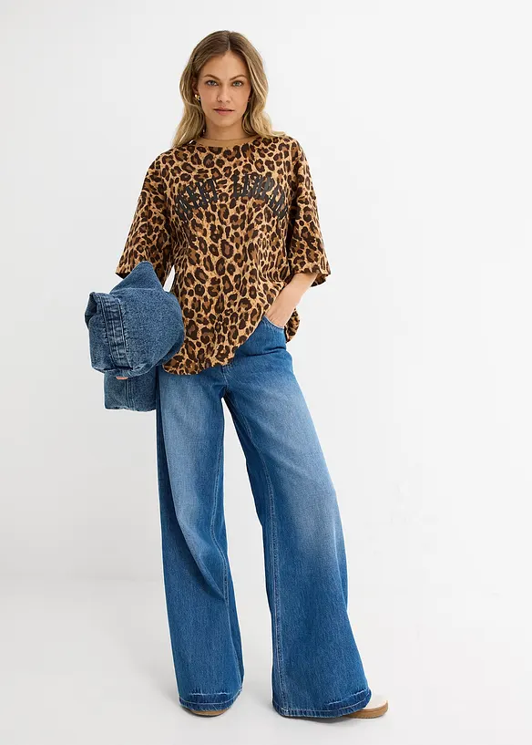 Maxi maglia in puro cotone biologico, bonprix