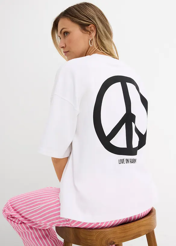 Maxi maglia in puro cotone biologico, bonprix