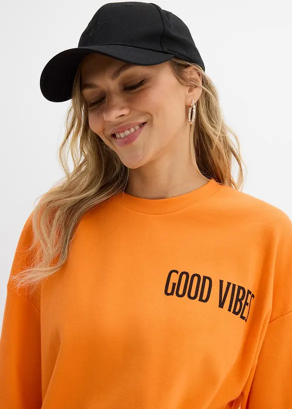 Maxi maglia in puro cotone biologico, bonprix