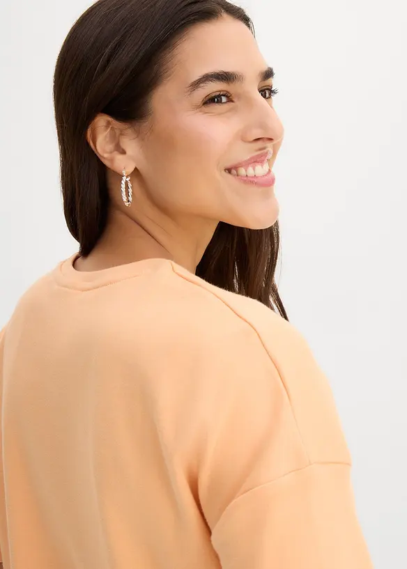 T-shirt ampia in puro cotone, bonprix