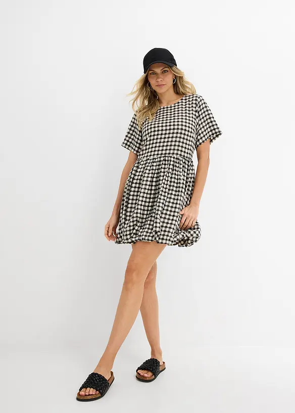 Abito corto con fondo a palloncino, bonprix