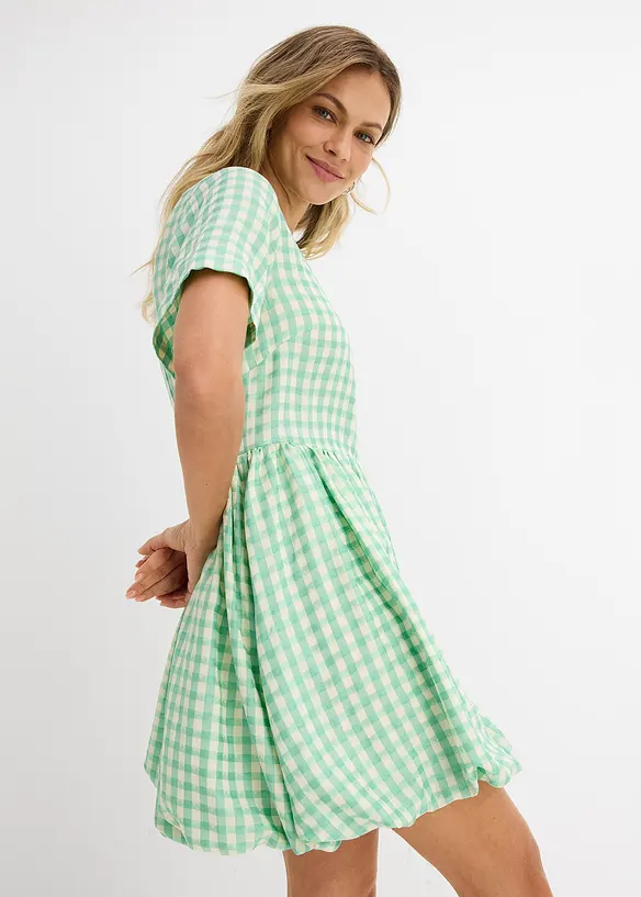 Abito corto con fondo a palloncino, bonprix