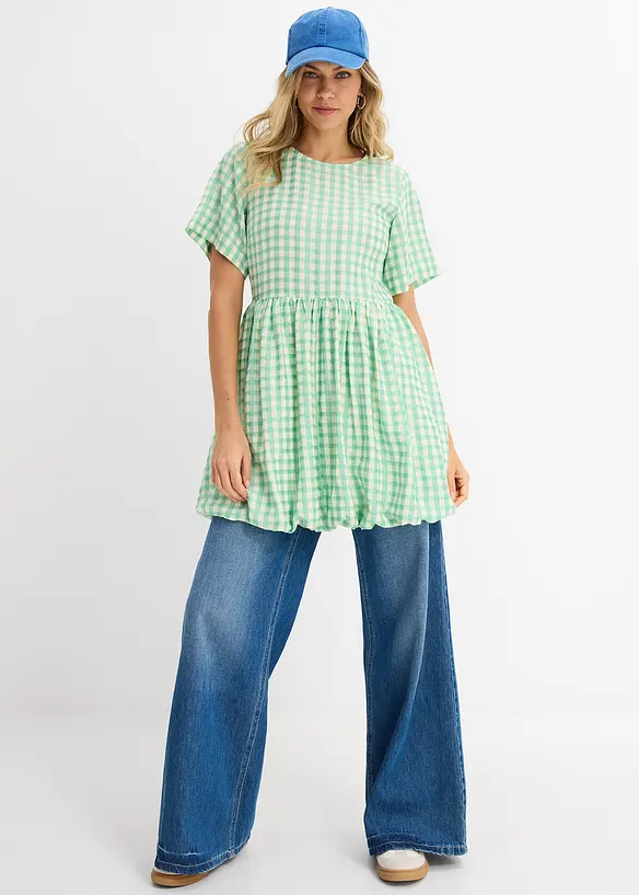 Abito corto con fondo a palloncino, bonprix