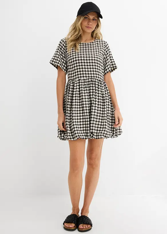 Abito corto con fondo a palloncino, bonprix