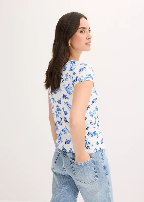 Maglia in cotone elasticizzato, bonprix