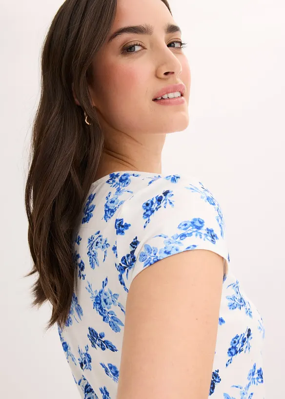 Maglia in cotone elasticizzato, bonprix