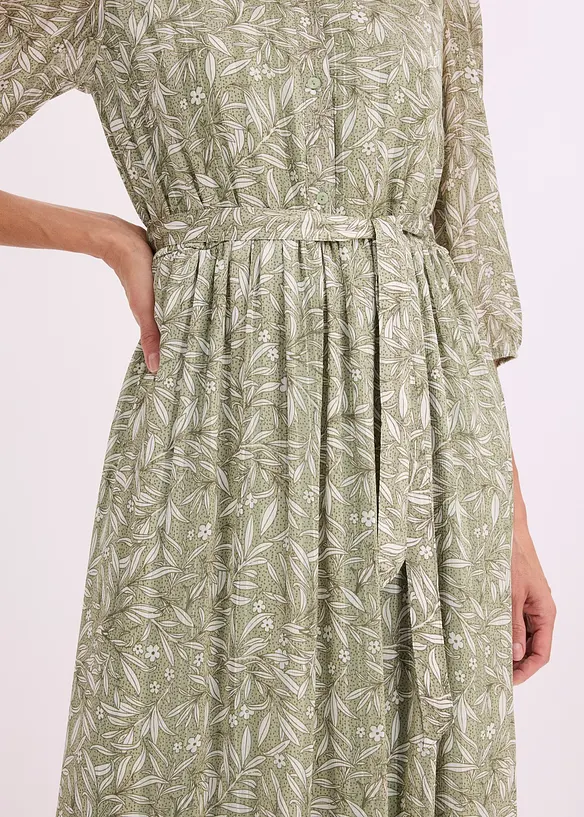 Abito chemisier in chiffon, bonprix