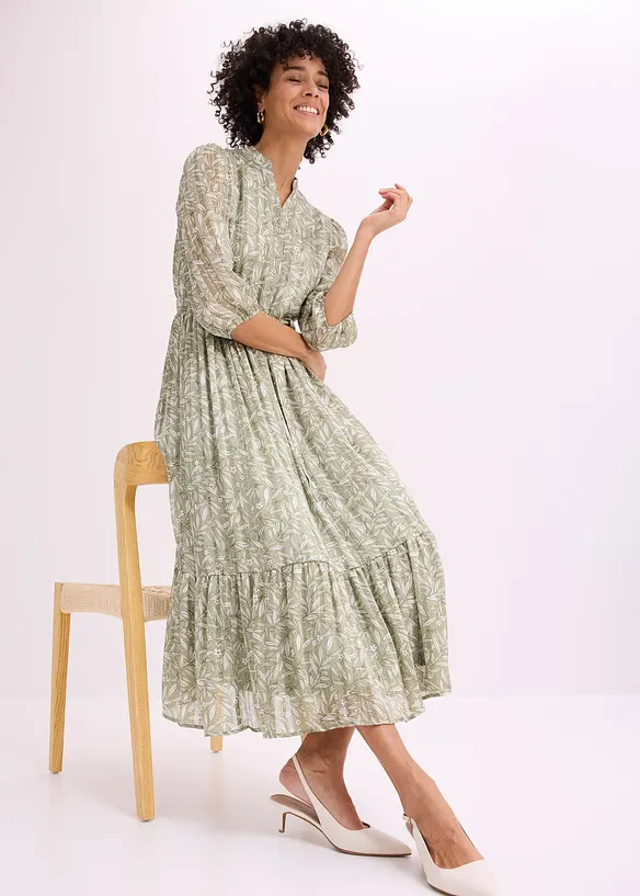 Abito chemisier in chiffon, bonprix
