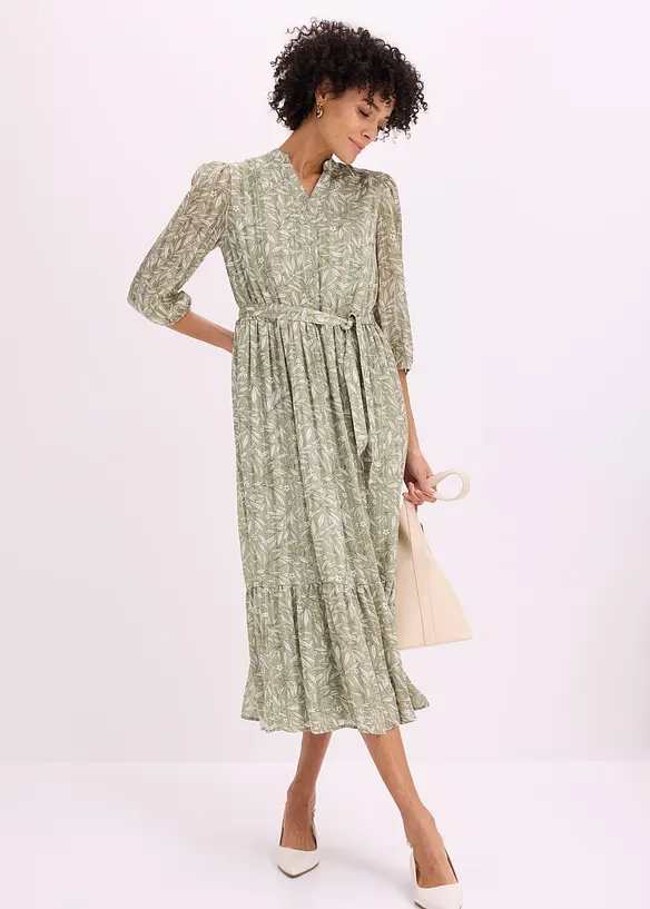 Abito chemisier in chiffon, bonprix