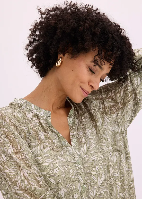 Camicetta lunga di chiffon, bonprix