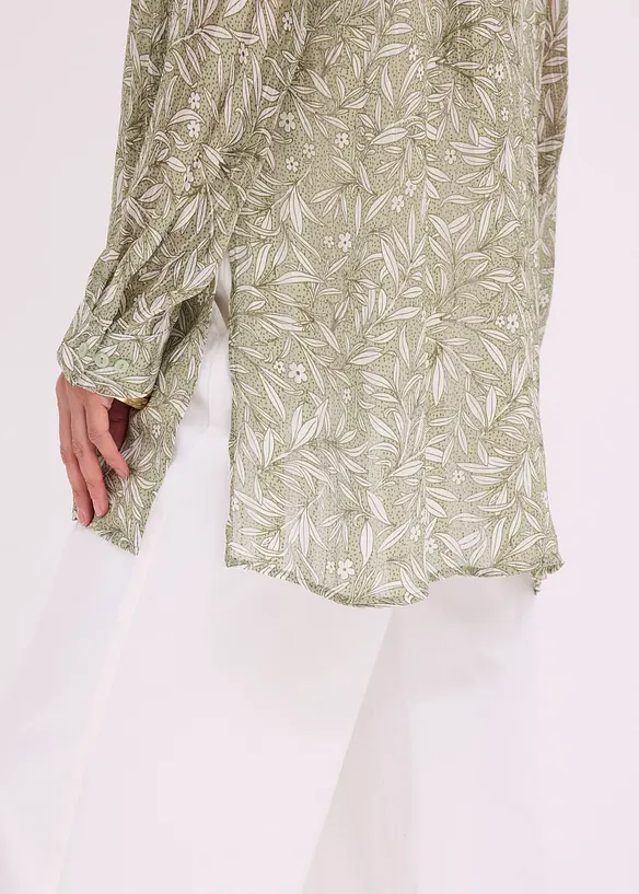 Camicetta lunga di chiffon, bonprix