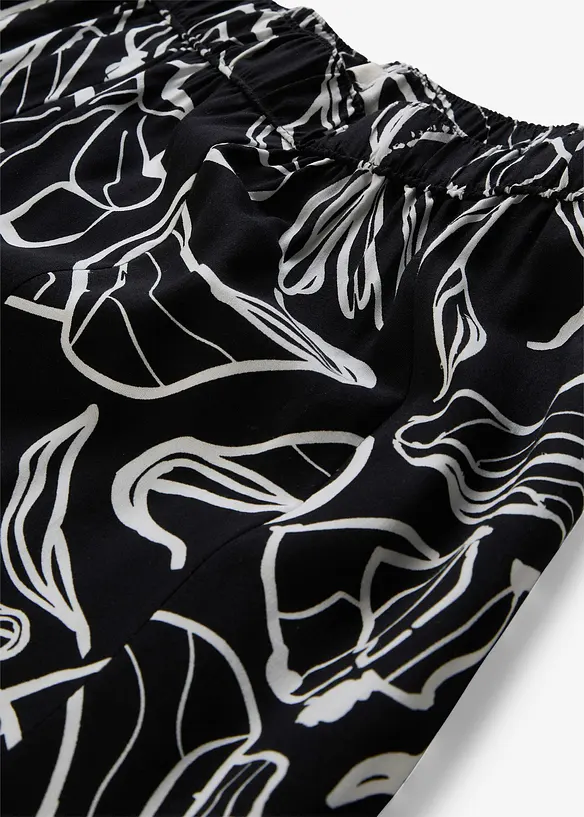 Gonna lunga in viscosa con effetto stropicciato, bonprix