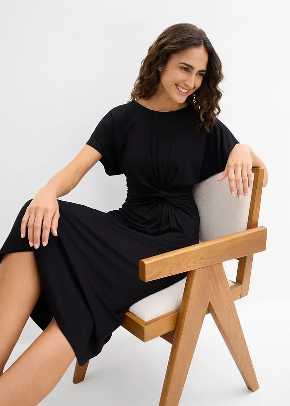 Abito in jersey di misto viscosa, bonprix