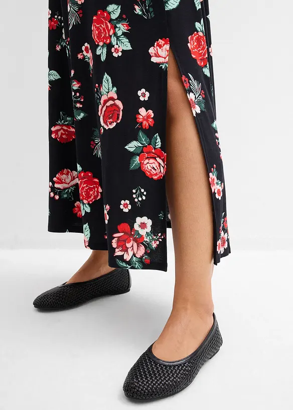 Abito lungo in misto viscosa, bonprix