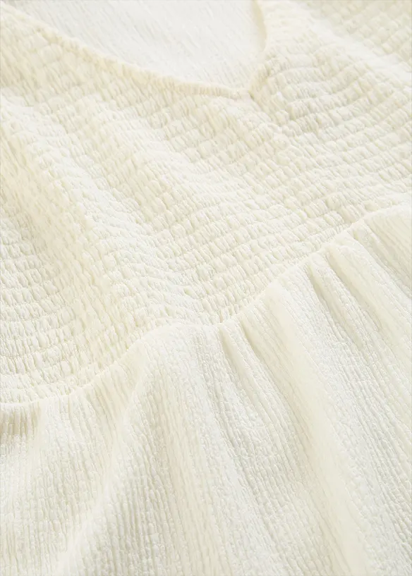 Maglia in cr&ecirc;pe operato, bonprix