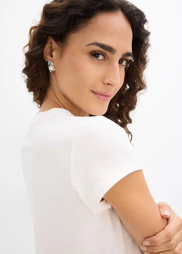 Maglia in misto cotone, bonprix