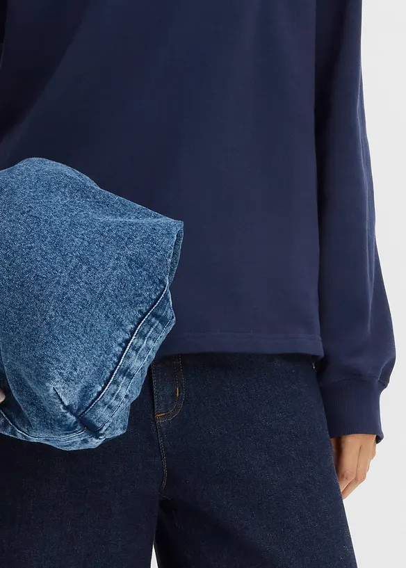 Felpa in puro cotone biologico, bonprix